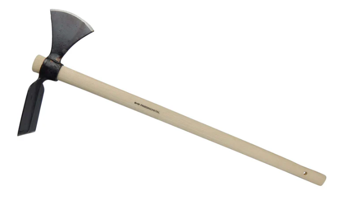 Dual Function Hoop Hoe with Flat Blade