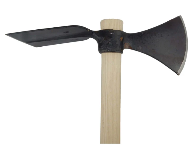 Dual Function Hoop Hoe with Flat Blade