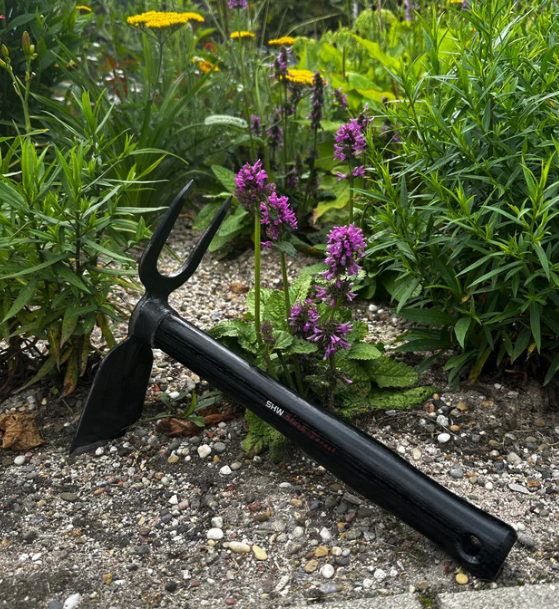 Small Hand Dual Function Garden Hoe with Fork