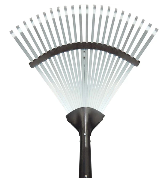 Adjustable Professional Curved Edge Lawn Rake
