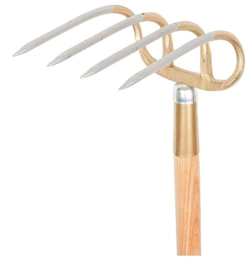 SHW Potato Hoe with 4 Round Tines