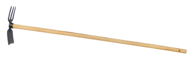 SHW Double Sided Broad Hoe with Three Tines